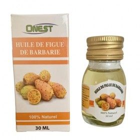 Huile Végétale Figue de Barbarie - 100% pure et naturelle - 30 ml -soin nourrissant pour la peau, visage, cheveux. Vegan - Hy