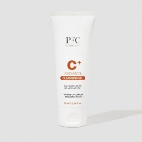 PFC Gel Nettoyant Micellaire pour le Visage à la Vitamine C. 75 ml Nettoyage et Hydratation. Nettoie sans Dessécher. Nettoyan