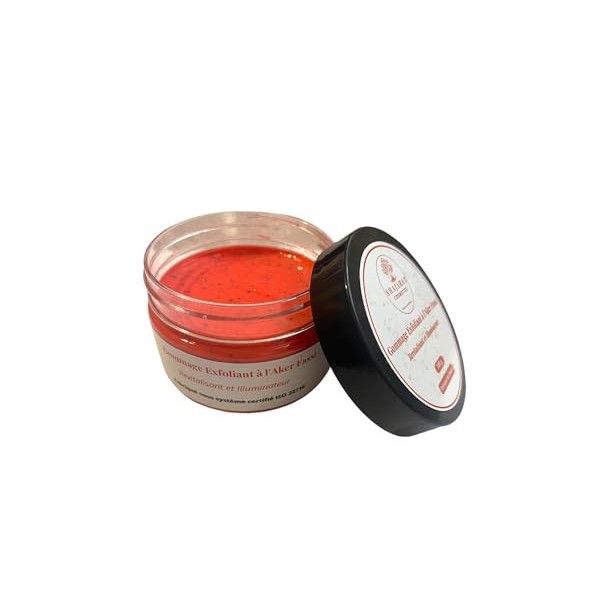 Gommage à l’Aker Fassi - Exfoliation Naturelle et Éclat de la Peau - Hydratant et Réparateur - Convient à Tous Types de Peaux