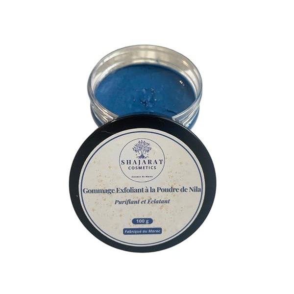 Gommage Poudre de Nila-Anti Tache-Narurel-Exfoliant- Éclaircissant Puissant -100g-Maroc