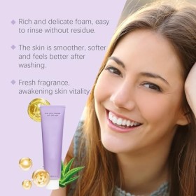 Nettoyant Moussant à Laloe Vera, Nettoyant Visage éclaircissant, pour Guérir, Apaiser et Hydrater la Peau, Nettoyage en Prof