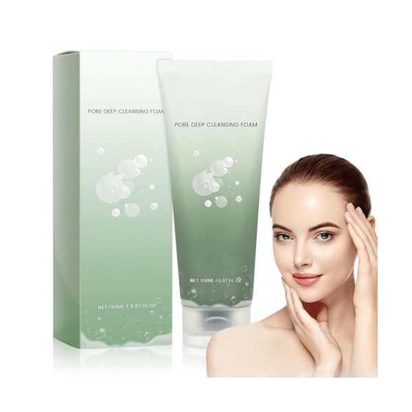 TECHEEL Mousse nettoyante pour le visage Cleanser Mousse nettoyante pour le visage Gel nettoyant pour le visage Gel nettoyant