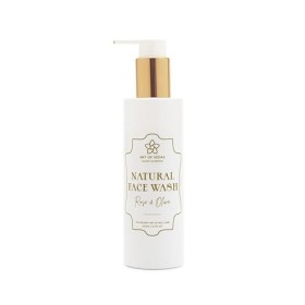 Art of Vedas Nettoyant naturel pour le visage à la rose et à lolive – 200 ml, nettoyage ayurvédique pour une peau rayonnante