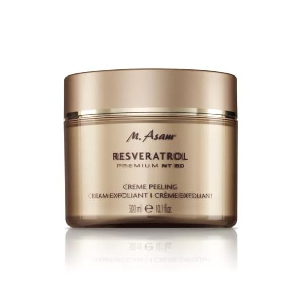 M. Asam RESVERATROL PREMIUM NT50 Peeling 300 ml - Gommage visage et corps au resvératrol, technologie NT50® pour une action