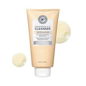 IT Cosmetics, Confidence In A Cleanser, Nettoyant Visage Hydratant, Enrichi en Céramides & Acide Hyaluronique, Pour Tous Type