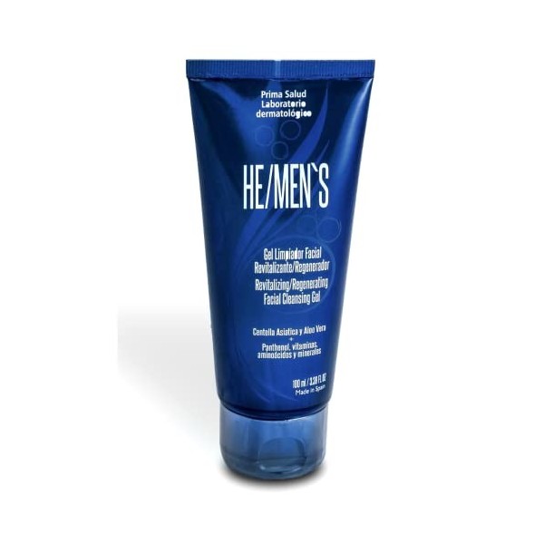 Gel nettoyant pour le visage pour hommes, peau acnéique, nettoyant pour les pores - Texture et mousse légères, douceur et hyd
