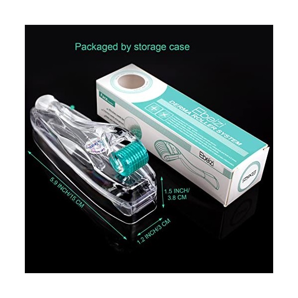 Xtrabeauty Rouleau à 192 micro-aiguilles de ponction anti-cellulite Système Anti-âge Peau acné Vergetures Réduire la cellulit