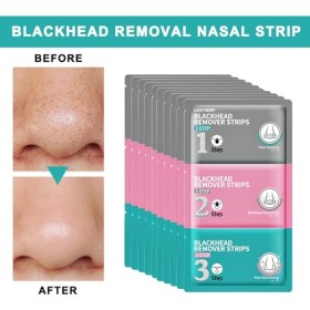 HASAIKA® Patch Point Noir Nez, Pores nettoyant masque nasal, 3 étapes anti-points noirs, Charbon de Bambou Nettoyage en Profo