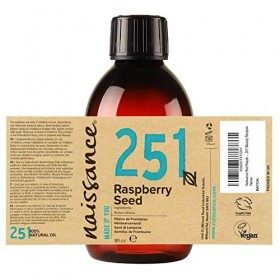Naissance Huile De Pépins De Framboise No. 251 - 100ml - Naturelle, Vegan - Nourrissant - Pour Visage, Cheveux, Peau, Cosmé