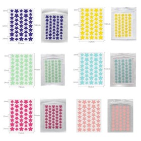 Viojrlly 240 Pièces Patch Boutons Acne Pimple Patch Anti-Acné Étoile Imperméable Autocollants Hydrocolloïde à lhuile darbre