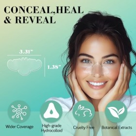 Eveellyn Lot de 10 bandes hydrocolloïdes pour enlever les points noirs pour déboucher et rétrécir les pores, bandes nettoyant