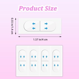 Sibba Lot de 160 Bandes Adhésives Invisibles pour le Visage Raffermissement Instantané Autocollants Portables Autocollants po