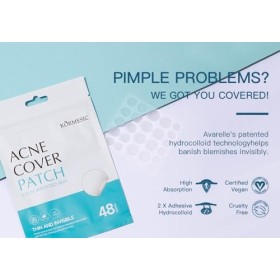 Lot de 3 paquets de 144 patchs anti-acné hydrocolloïde à lhuile darbre à thé sans cruauté envers les animaux et certifiés v