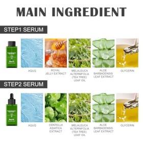 Patchs Anti-Points Noirs+Essence Exfoliante, Élimination Des Points Noirs, Essence DÉlimination Des Pores Et De Lacné, Séru