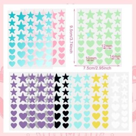 SSKHE Pimple Patches, 320 PCS Acne Patch Starface, étoile et Coeur,Patch Hydrocolloïde