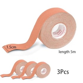 Ikadiya Face Lift Tape[3 Pièces], 1.5cm*5m Patch Anti Rides Visage, Autocollant Lifting Visage, Face Lifting Patch, Raffermit