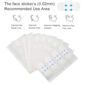 120 Face Lifting Tape, Patch Lifting Visage, Tape Face Lift, Face Lift Tape, Autocollant Lifting Visage, Patchs de Levage de 