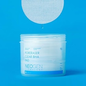 DERMALOGY by NEOGENLAB Tampon BHA transparent Poreraser 90 tampons - Exfoliant pour le visage pour le resurfaçage de la pea