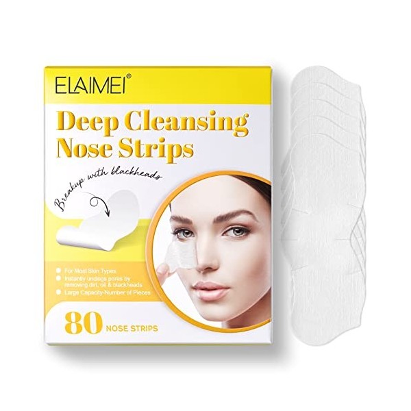 Lot de 80 bandes nasales blanches