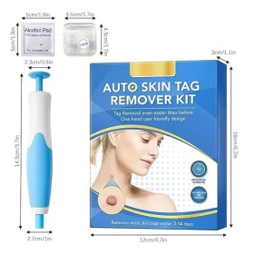 MUNSKT Lot de 50 outils de retrait de peau avec bande régulière, dispositif indolore pour enlever les grains de beauté et les