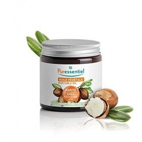 Puressentiel - Huile de Karité Bio - Pressée à Froid - 100% Brute, Pure et Naturelle - Vegan et Cruelty Free - Nourrit et rép