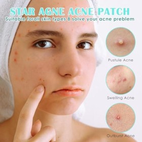 280 PCS Invisible Patch Bouton, dellyy Patch Anti Bouton Acné,Étoile Pimple Patches Avec Centella Asiatica, Huile darbre à t