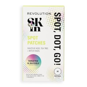 Revolution SKin, Spot, Dot, Go! Spot Patches, Patchs Anti-Boutons Discrets avec Acide Salicylique et Arbre à Thé, Vegan et No