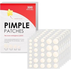 Lot de 300 patchs à boutons à lacide salicylique hydrocolloïde pour traitement des imperfections à lhuile darbre à thé, an