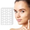 Lot de 180 patchs hydrocolloïdes pour lacné, avec acide salicylique, centella et huile darbre à thé, imperméables