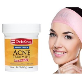 Anti-acné Pommade au soufre Traitement Acné Visage et Corps Traitement Acné kystique Acné Hormonale Points Noirs Cicatrices |