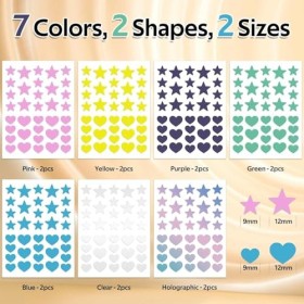 504 PCS Patch Boutons Acne, BetterJonny Étoile Imperméable Autocollants Hydrocolloïde Pimple Patch Avec lhuile darbre à thé