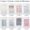 468 PCS Patch Boutons Acne, BetterJonny 8 Styles Étoile Imperméable Autocollants Hydrocolloïde Pimple Patch Avec lhuile dar