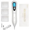 Dissolvant Traitement Verrues Plasma 9 Niveaux, Électrique Removal Pen pour Taches de Rousseur, Taches Foncées, Tatouages, Ve