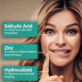 7th Heaven Lot de 3 paquets de 72 pastilles invisibles hydrocolloïdes pour traitement de lacné et des taches