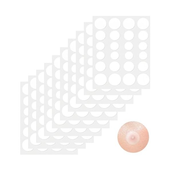ZKGYUS 240 patch bouton,Hydrocolloïde autocollant dacné absorber le pus peau artificielle autocollant dacné peut maquillage