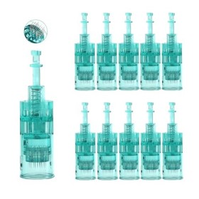 Lot de 5 cartouches de rechange Nano-S pour stylo à micro-aiguille Dr.pen A6S, authentiques et jetables, pointes à baïonnette