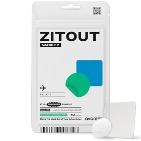 AVARELLE Patch pour boutons dacné 40 unités Traitement hydrocolloïde absorbant avec huile darbre à thé, huile de calendul