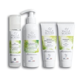 Routine anti acné purifiant à la bave descargot