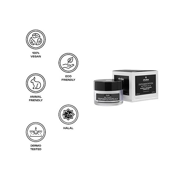 DBullón Profesional Crème anti-taches avec actif dépigmentant blanchisseur et correcteur, avec protection SPF 20 - 50 ml