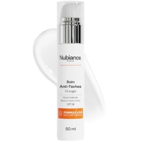 NUBIANCE - Crème Visage Éclaircissante Anti-Taches HRB-3 - SPF 30 - Protection Solaire & Correcteur dHyperpigmentation - Pea