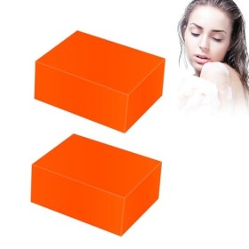 Turmeric 2pcs Savon À LAcide Kojique,Savon Naturel Kojique,Savon à lAcide Kojique Pour lHyperpigmentation,Savon Fait à La 