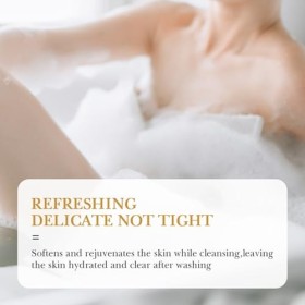 Tkekruh 2PC Soap 100g, Barre de Douche, Savon de Bain, Savon Naturel 2-en-1, Savon Nettoyant pour le Visage et le Corps et le