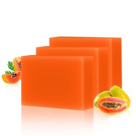 Kojic Acid Soap, 3 Pièces Savon à L’acide Kojique, lhyperpigmentation Savon Hydratant, Savon éclaircissant pour la Peau, Pea