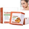 Savon Pour Visage Au Curcuma,Savon au Curcuma Eclaircissant,Nettoyant Savon au Curcuma,Visage Barre de Savon au Curcuma,Hydra