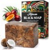 Savon Noir Africain Biologique, Savon Africain Contre LAcné Et Les Taches Brunes, African Black Soap Barre De Savon Noir Bru