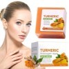 Savon Au Curcuma,Turmeric Soap,Savon Curcuma Visage,Savon à Lacide Kojique,Savon Exfoliant Au Curcuma,Savon de Bain pour le 
