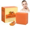 Savon à Lacide Kojique, Kojic Acid Soap, Savon Curcuma, Skin Lightening Soap pour le Visage et Corps éclaircissant Hydratant