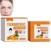 Savon Pour Visage Au Curcuma,Savon au Curcuma pour le Visage Solide,Anti Taches Savon Curcuma,Savon Naturel Au Curcuma,Savon 
