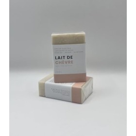 Savon surgras au lait de chèvre, savon chèvre 100% naturel, savon solide 100g au lait de chèvre bio, savon saponifié à froid 