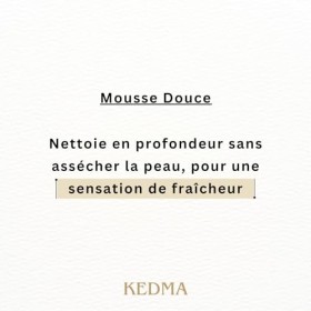 Kedma - Gel Nettoyant Moussant Visage aux Minéraux de la Mer Morte - Hydratant et Apaisant - Pour Peaux Sèches et Irritées - 